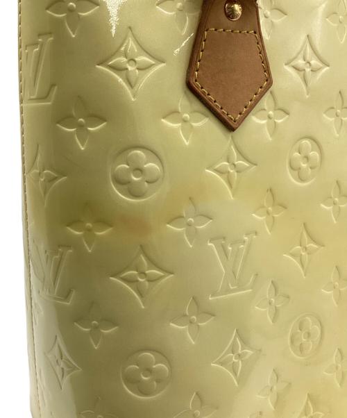 LOUIS VUITTON（ルイ ヴィトン）LOUIS VUITTON (ルイ ヴィトン) ヴェルニ ヒューストン トートバッグ ライムイエローの古着・服飾アイテム