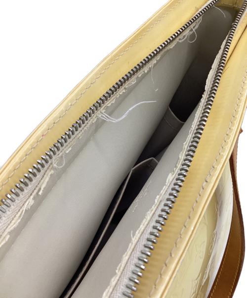 LOUIS VUITTON（ルイ ヴィトン）LOUIS VUITTON (ルイ ヴィトン) ヴェルニ ヒューストン トートバッグ ライムイエローの古着・服飾アイテム