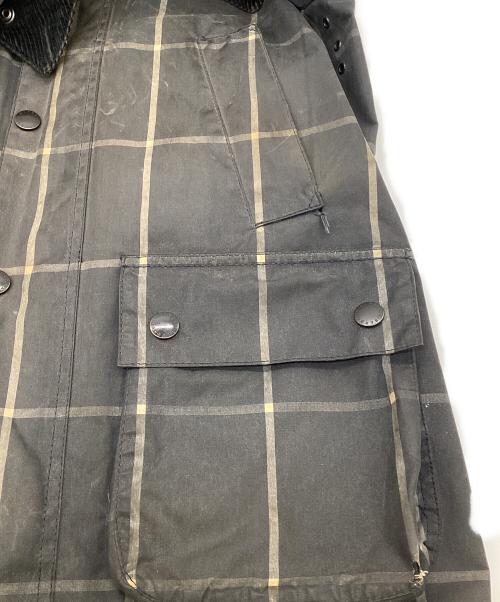 Barbour（バブアー）Barbour (バブアー) SL BEDALE WINDPANE CHECK（SL ビデイル ウィンドペンチェック）オイルドジャケット グリーン サイズ:36の古着・服飾アイテム