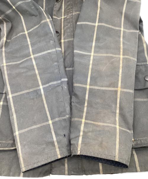 Barbour（バブアー）Barbour (バブアー) SL BEDALE WINDPANE CHECK（SL ビデイル ウィンドペンチェック）オイルドジャケット グリーン サイズ:36の古着・服飾アイテム