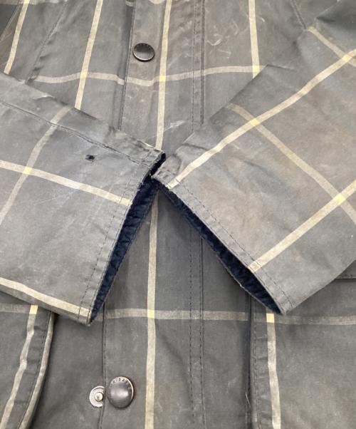 Barbour（バブアー）Barbour (バブアー) SL BEDALE WINDPANE CHECK（SL ビデイル ウィンドペンチェック）オイルドジャケット グリーン サイズ:36の古着・服飾アイテム