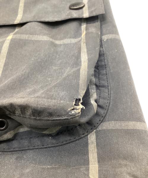 Barbour（バブアー）Barbour (バブアー) SL BEDALE WINDPANE CHECK（SL ビデイル ウィンドペンチェック）オイルドジャケット グリーン サイズ:36の古着・服飾アイテム