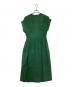 ne quittez pas (ヌキテパ) Cotton Double Gauze Tuck Dress（コットン ダブル ガーゼ タック ドレス） グリーン サイズ:M：20000円