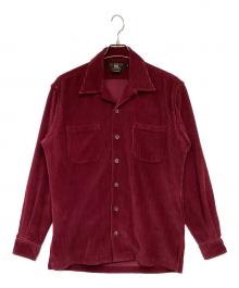 RRL（ダブルアールエル）の古着「コーデュロイ オープンカラー シャツジャケット」｜レッド