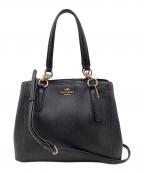 COACHコーチ）の古着「ハンドバッグ」｜ブラック
