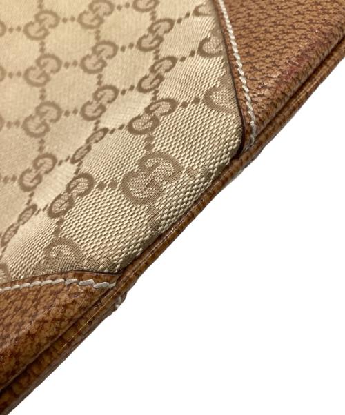 GUCCI（グッチ）GUCCI (グッチ) ワンショルダーバッグ ベージュ×ブラウンの古着・服飾アイテム