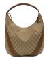 GUCCI (グッチ) ワンショルダーバッグ ベージュ×ブラウン：40000円