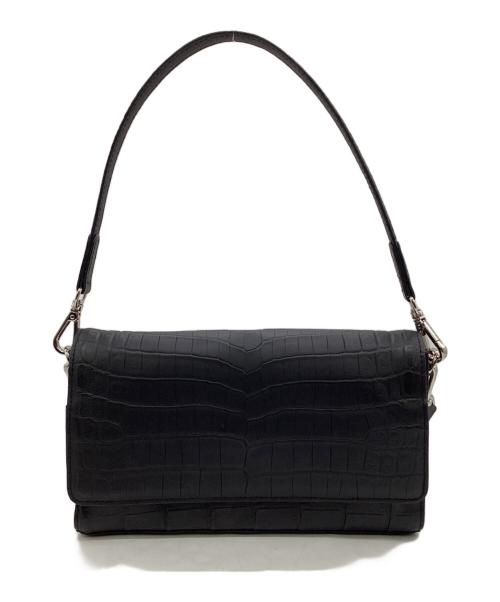 Pelley Lusso（ペレリールッソ）Pelley Lusso (ペレリールッソ) ショルダーバッグ ブラックの古着・服飾アイテム