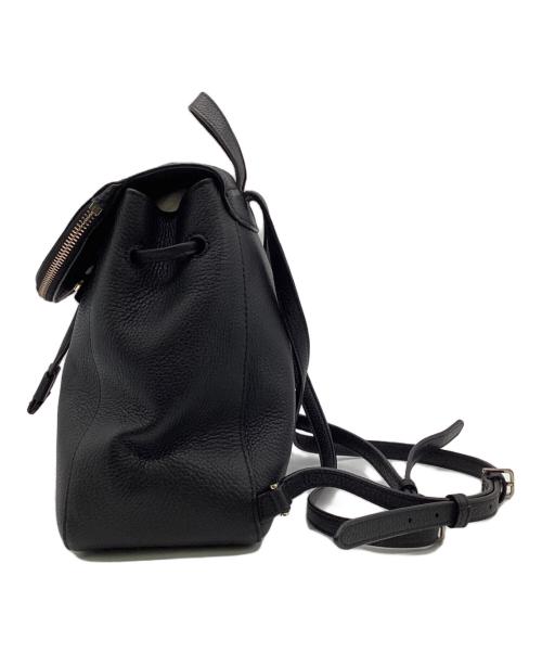 Kate Spade（ケイトスペード）Kate Spade (ケイトスペード) レイラ ミディアム フラップ バックパック ブラックの古着・服飾アイテム