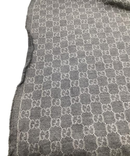 GUCCI（グッチ）GUCCI (グッチ) マフラー グレーの古着・服飾アイテム