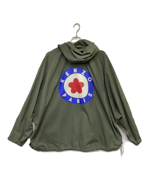KENZO（ケンゾー）KENZO (ケンゾー) TARGET BATWING WINDBREAKER（ターゲット バットウィング ウインドブレーカー） オリーブ サイズ:XLの古着・服飾アイテム