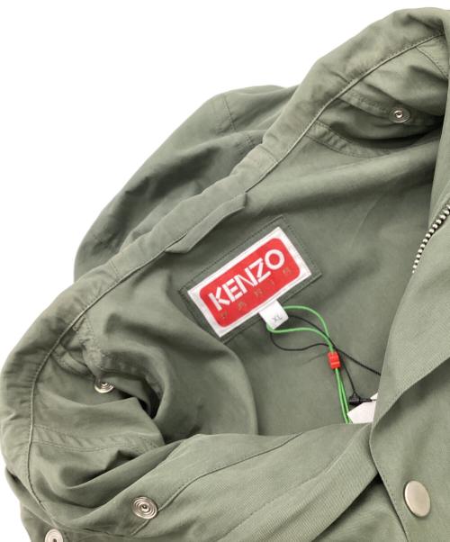 KENZO（ケンゾー）KENZO (ケンゾー) TARGET BATWING WINDBREAKER（ターゲット バットウィング ウインドブレーカー） オリーブ サイズ:XLの古着・服飾アイテム