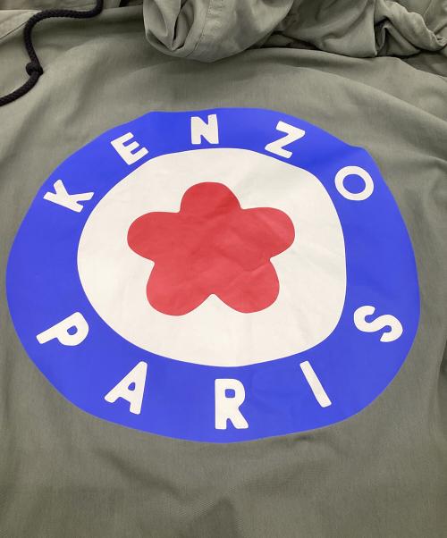 KENZO（ケンゾー）KENZO (ケンゾー) TARGET BATWING WINDBREAKER（ターゲット バットウィング ウインドブレーカー） オリーブ サイズ:XLの古着・服飾アイテム