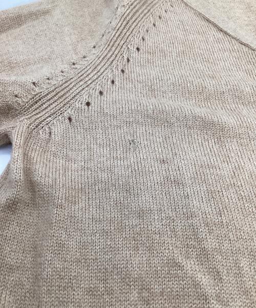 JUNYA WATANABE COMME des GARCONS（(ジュンヤワタナベ コムデギャルソン）JUNYA WATANABE COMME des GARCONS ((ジュンヤワタナベ コムデギャルソン) 薄手カーディガン ベージュ サイズ:表記無（実寸値要確認）の古着・服飾アイテム