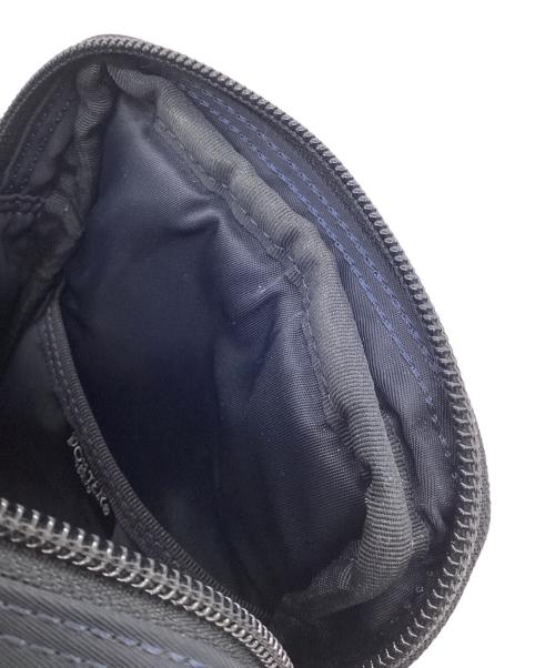 PORTER（ポーター）PORTER (ポーター) BLACK PATTERN（ブラックパターン）ミニショルダーバッグ ネイビーの古着・服飾アイテム