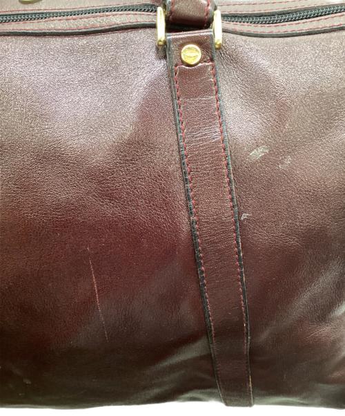 Gold Pfeil（ゴールドファイル）Gold Pfeil (ゴールドファイル) ボストンバッグ ボルドーの古着・服飾アイテム