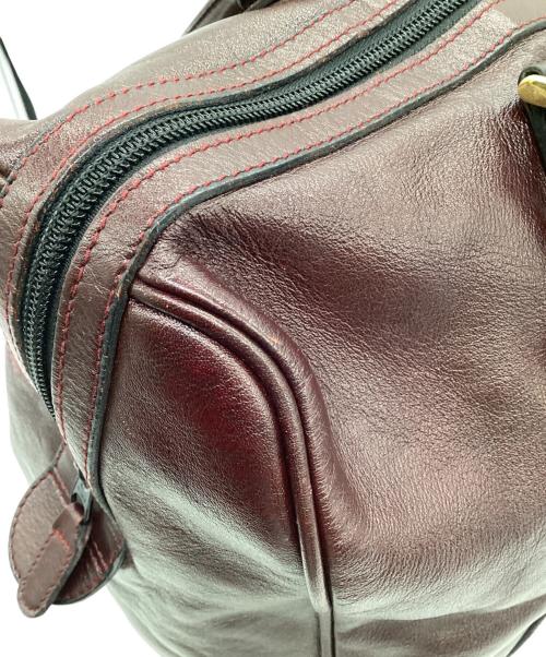 Gold Pfeil（ゴールドファイル）Gold Pfeil (ゴールドファイル) ボストンバッグ ボルドーの古着・服飾アイテム