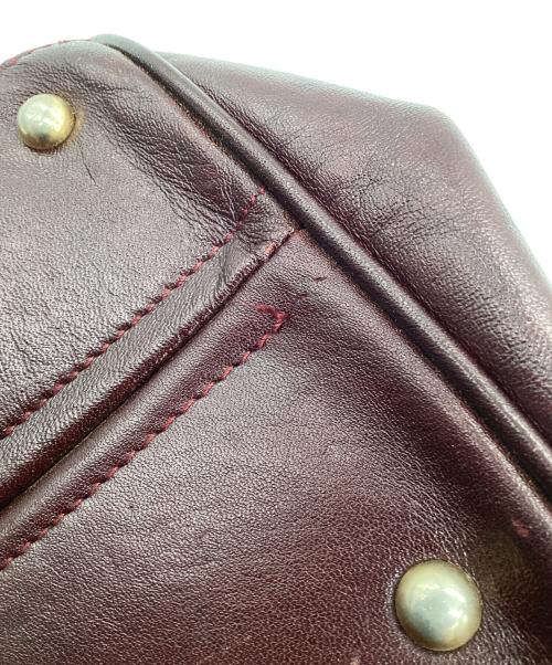 Gold Pfeil（ゴールドファイル）Gold Pfeil (ゴールドファイル) ボストンバッグ ボルドーの古着・服飾アイテム