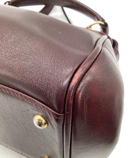 Gold Pfeil（ゴールドファイル）Gold Pfeil (ゴールドファイル) OXFORD（オックスフォード）2WAY ミニダレスバッグ ボルドーの古着・服飾アイテム