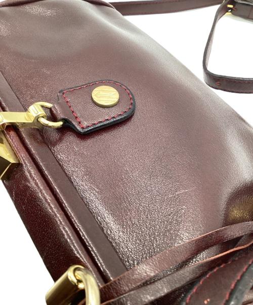 Gold Pfeil（ゴールドファイル）Gold Pfeil (ゴールドファイル) OXFORD（オックスフォード）2WAY ミニダレスバッグ ボルドーの古着・服飾アイテム