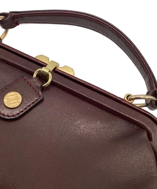 Gold Pfeil（ゴールドファイル）Gold Pfeil (ゴールドファイル) OXFORD（オックスフォード）2WAY ミニダレスバッグ ボルドーの古着・服飾アイテム