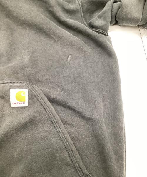 CarHartt（カーハート）CarHartt Loose Fit Midweight Logo Sleeve Graphic Sweatshirt（ルーズ フィット ミッドウェイト ロゴ スリーブ グラフィック スウェット）パーカー ブラック サイズ:Mの古着・服飾アイテム