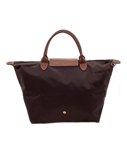 LONGCHAMP（ロンシャン）LONGCHAMP (ロンシャン) ル プリアージュ オリジナル トップハンドルバッグ M ブラウンの古着・服飾アイテム