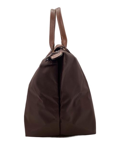 LONGCHAMP（ロンシャン）LONGCHAMP (ロンシャン) ル プリアージュ オリジナル トップハンドルバッグ M ブラウンの古着・服飾アイテム