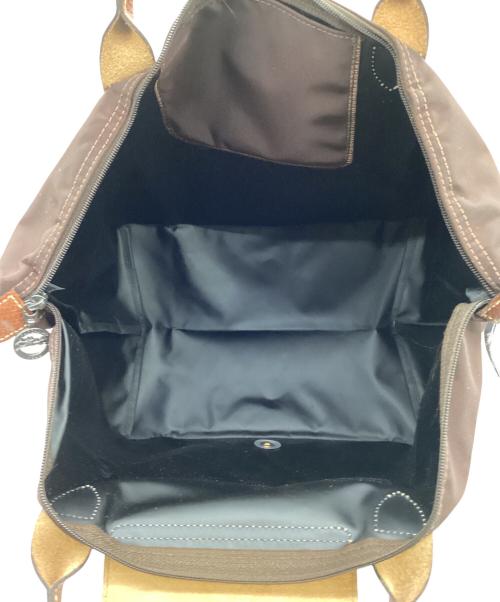 LONGCHAMP（ロンシャン）LONGCHAMP (ロンシャン) ル プリアージュ オリジナル トップハンドルバッグ M ブラウンの古着・服飾アイテム