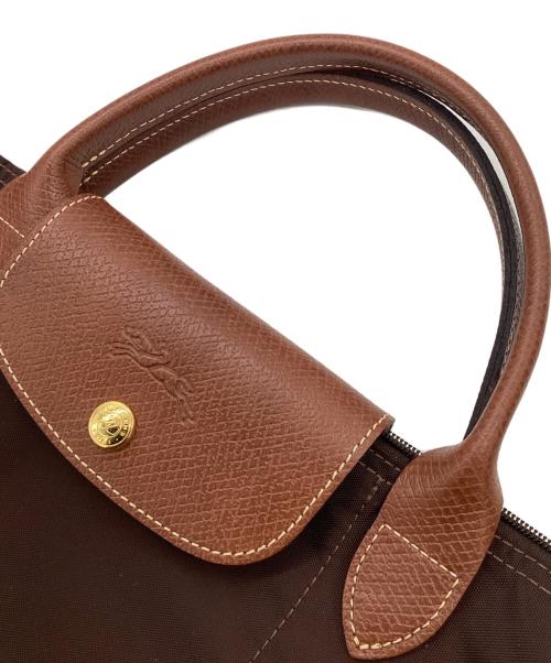 LONGCHAMP（ロンシャン）LONGCHAMP (ロンシャン) ル プリアージュ オリジナル トップハンドルバッグ M ブラウンの古着・服飾アイテム