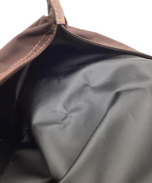 LONGCHAMP（ロンシャン）LONGCHAMP (ロンシャン) ル プリアージュ オリジナル トップハンドルバッグ M ブラウンの古着・服飾アイテム