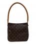 LOUIS VUITTON（ルイ ヴィトン）の古着「モノグラム ルーピングMM ショルダーバッグ」｜ブラウン