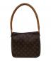 LOUIS VUITTON (ルイ ヴィトン) モノグラム ルーピングMM ショルダーバッグ ブラウン：80000円