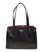 COACHコーチ）の古着「Tatum Carryall 40（テイタム キャリーオール 40）トートバッグ」｜ブラック