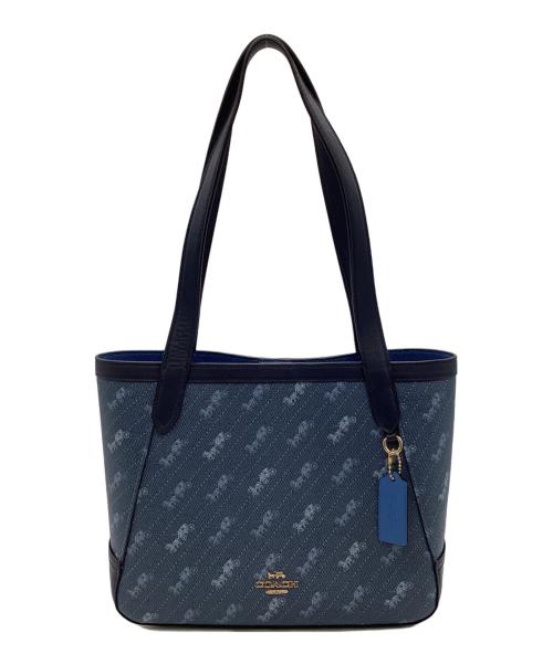 COACH（コーチ）COACH (コーチ) ホース アンド キャリッジ トート 27 ネイビーの古着・服飾アイテム