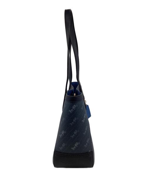 COACH（コーチ）COACH (コーチ) ホース アンド キャリッジ トート 27 ネイビーの古着・服飾アイテム