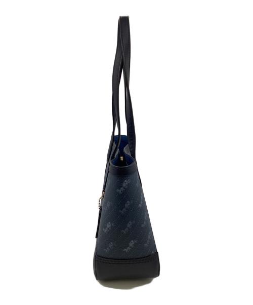 COACH（コーチ）COACH (コーチ) ホース アンド キャリッジ トート 27 ネイビーの古着・服飾アイテム