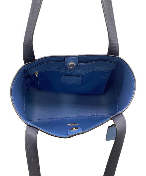 COACH（コーチ）COACH (コーチ) ホース アンド キャリッジ トート 27 ネイビーの古着・服飾アイテム