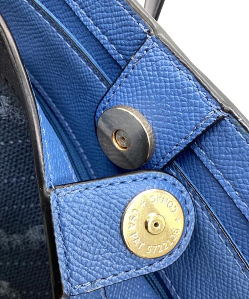 COACH（コーチ）COACH (コーチ) ホース アンド キャリッジ トート 27 ネイビーの古着・服飾アイテム