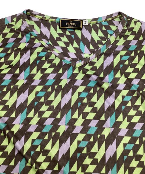 FENDI（フェンディ）FENDI (フェンディ) mare（マーレ）半袖カットソー マルチカラー サイズ:44の古着・服飾アイテム