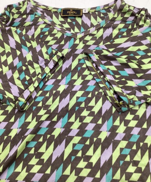 FENDI（フェンディ）FENDI (フェンディ) mare（マーレ）半袖カットソー マルチカラー サイズ:44の古着・服飾アイテム