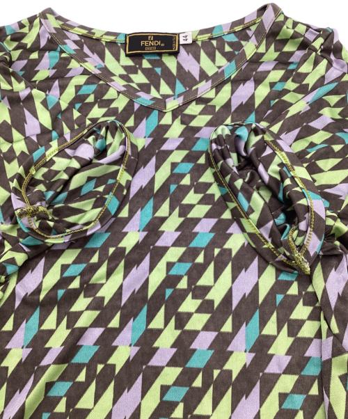 FENDI（フェンディ）FENDI (フェンディ) mare（マーレ）半袖カットソー マルチカラー サイズ:44の古着・服飾アイテム
