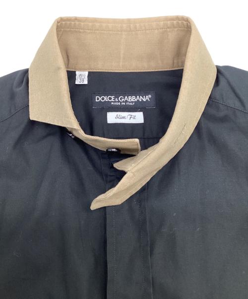 DOLCE & GABBANA（ドルチェ＆ガッバーナ）DOLCE & GABBANA (ドルチェ＆ガッバーナ) マルチポケット 長袖シャツ ブラック サイズ:39の古着・服飾アイテム