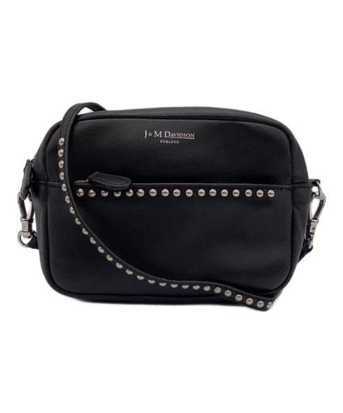 J&M DAVIDSON（ジェイ＆エム デヴィッドソン）J&M DAVIDSON (ジェイ＆エム デヴィッドソン)  LIPSTICK POCHETTE WITH STUDS（リップスティック ポシェット ウィズ スタッズ）ショルダーバッグ ブラックの古着・服飾アイテム