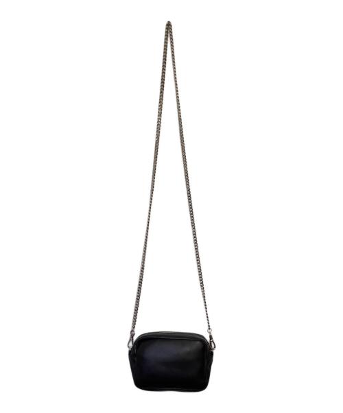 J&M DAVIDSON（ジェイ＆エム デヴィッドソン）J&M DAVIDSON (ジェイ＆エム デヴィッドソン)  LIPSTICK POCHETTE WITH STUDS（リップスティック ポシェット ウィズ スタッズ）ショルダーバッグ ブラックの古着・服飾アイテム