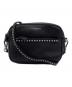 J&M DAVIDSON（ジェイ＆エム デヴィッドソン）の古着「 LIPSTICK POCHETTE WITH STUDS（リップスティック ポシェット ウィズ スタッズ）ショルダーバッグ」｜ブラック