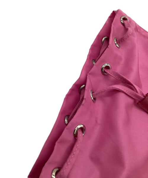 PRADA（プラダ）PRADA (プラダ) 巾着ポーチ ピンクの古着・服飾アイテム
