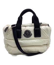 MONCLER（モンクレール）の古着「MINI CARADOC（ミニ カラドック）2WAY トート」｜ホワイト