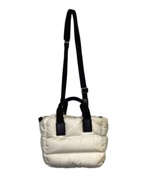 MONCLER（モンクレール）MONCLER (モンクレール) MINI CARADOC（ミニ カラドック）2WAY トート ホワイトの古着・服飾アイテム
