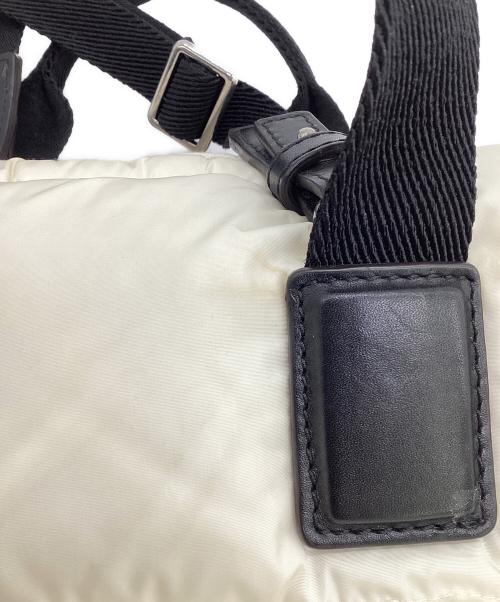 MONCLER（モンクレール）MONCLER (モンクレール) MINI CARADOC（ミニ カラドック）2WAY トート ホワイトの古着・服飾アイテム